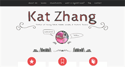 Desktop Screenshot of katzhangwriter.com